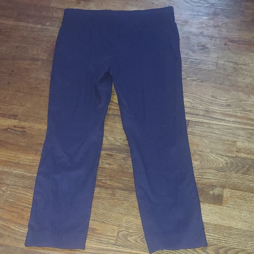 5/$10 Rafaella Mediterranean Blue Slim Ankle Pants - Picture 8 of 10